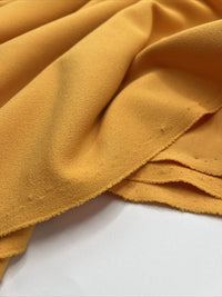 Plain Orange Scuba Crepe Stretch Jersey Fabric 4 Way Stretch - T9 Fabrics