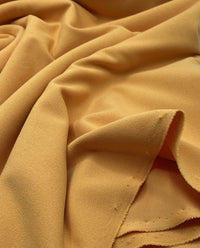 Plain Orange Scuba Crepe Stretch Jersey Fabric 4 Way Stretch - T9 Fabrics