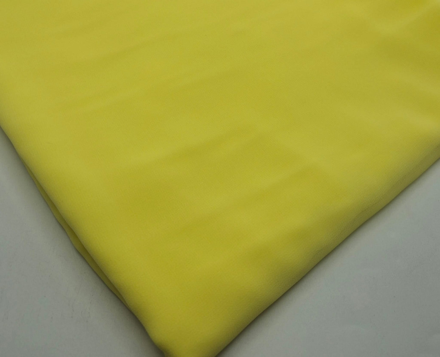 Plain Pale Yellow Chiffon Sheer Dress Bridal Fabric - T9 Fabrics