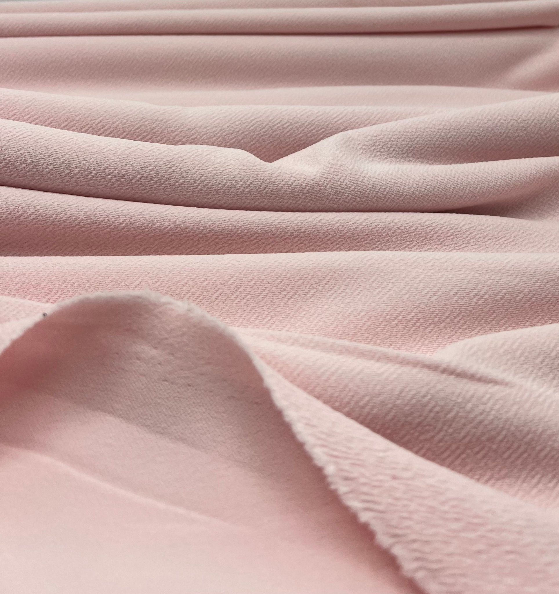 Plain Pastel Pink Liverpool Bullet Stretch Fabric - T9 Fabrics