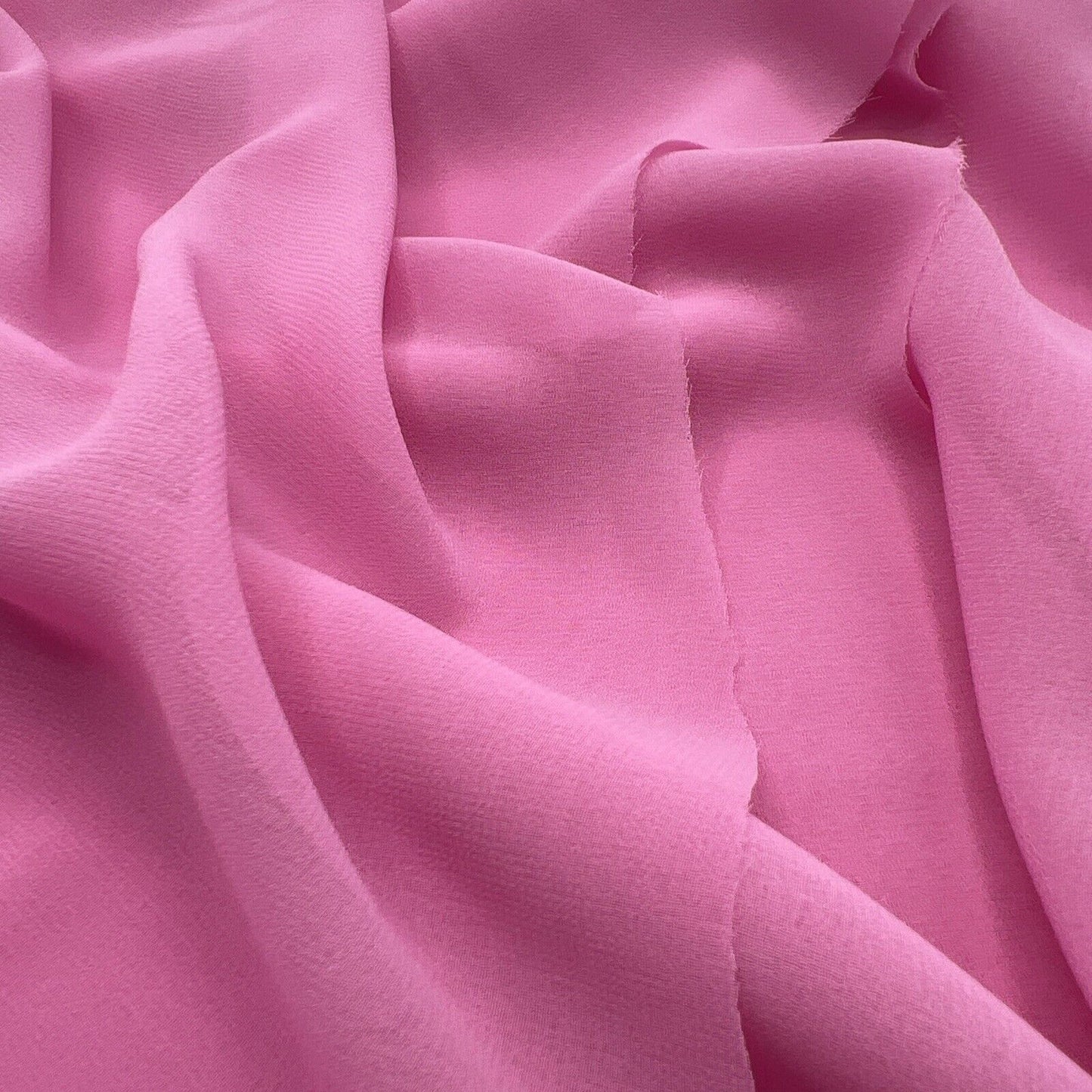 Plain Pink Chiffon Fabric - T9 Fabrics