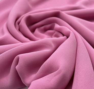 Plain Pink Chiffon Fabric - T9 Fabrics