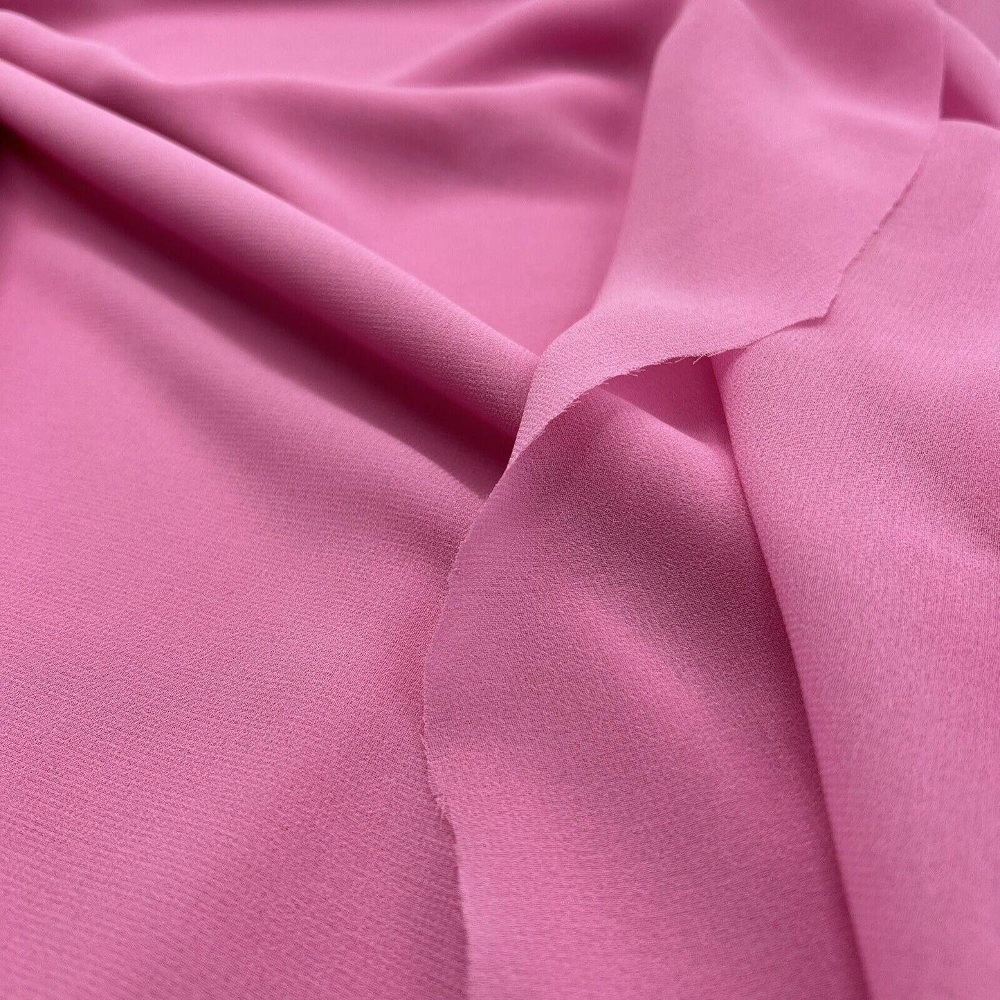 Plain Pink Chiffon Fabric - T9 Fabrics