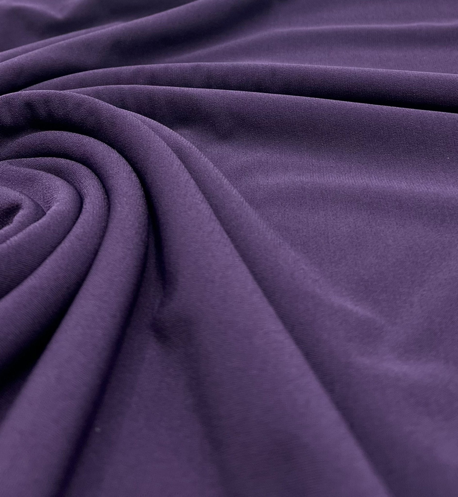 Plain Purple ITY 4 Way Stretch Fabric - T9 Fabrics