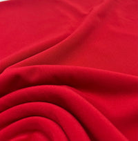 Plain Red ITY 4 Way Stretch Fabric - T9 Fabrics
