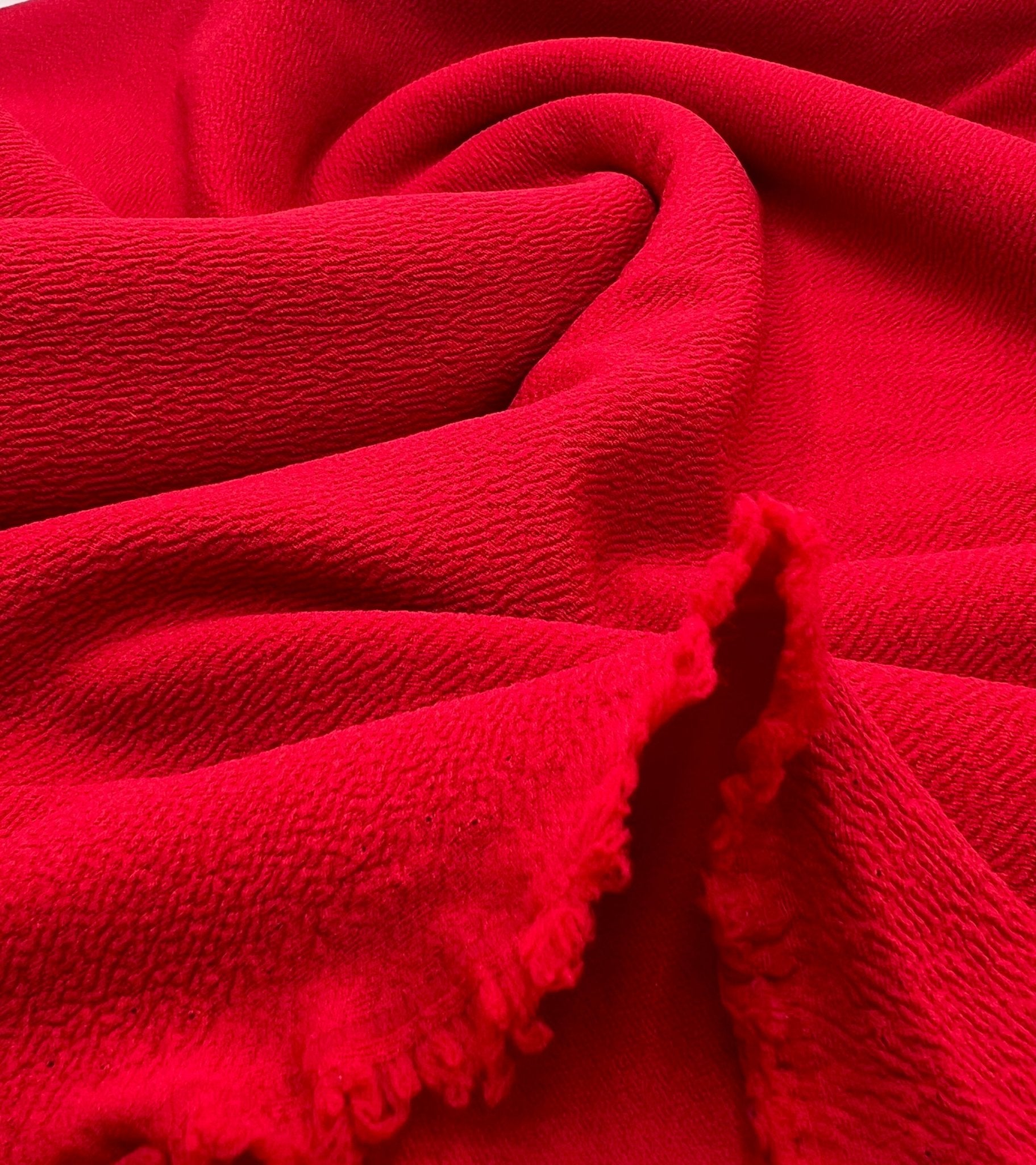 Plain Red Liverpool Bullet Stretch Fabric - T9 Fabrics