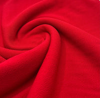 Plain Red Liverpool Bullet Stretch Fabric - T9 Fabrics
