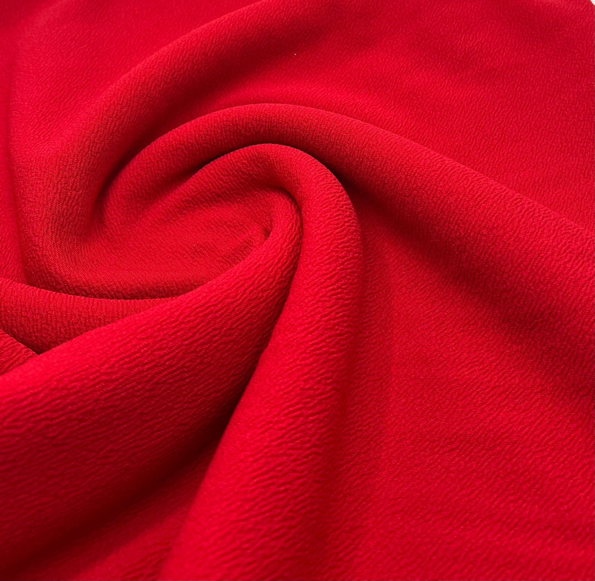 Plain Red Liverpool Bullet Stretch Fabric - T9 Fabrics