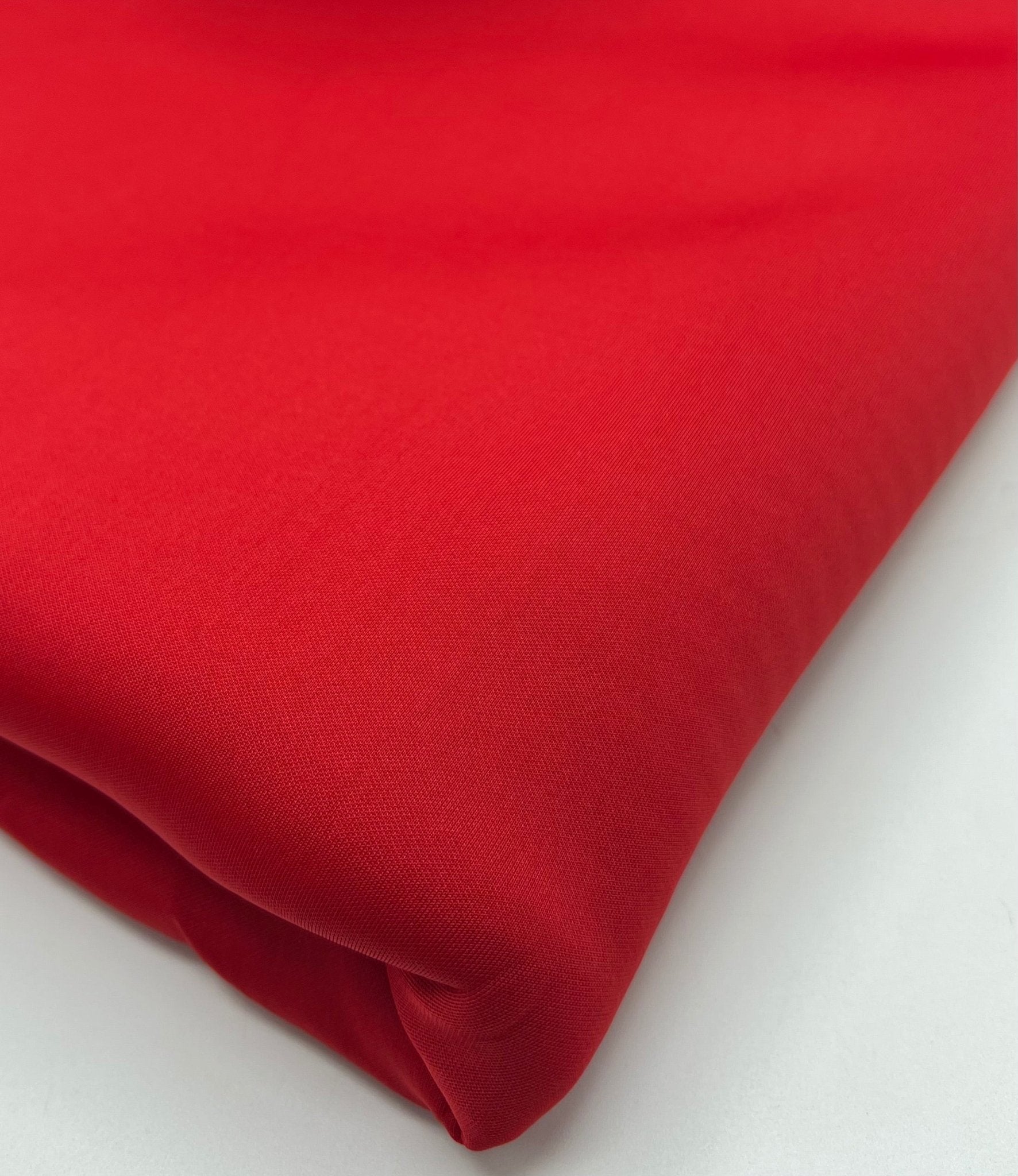 Plain Red Scuba Foam 3D Mono Scuba Stretch Fabric - T9 Fabrics