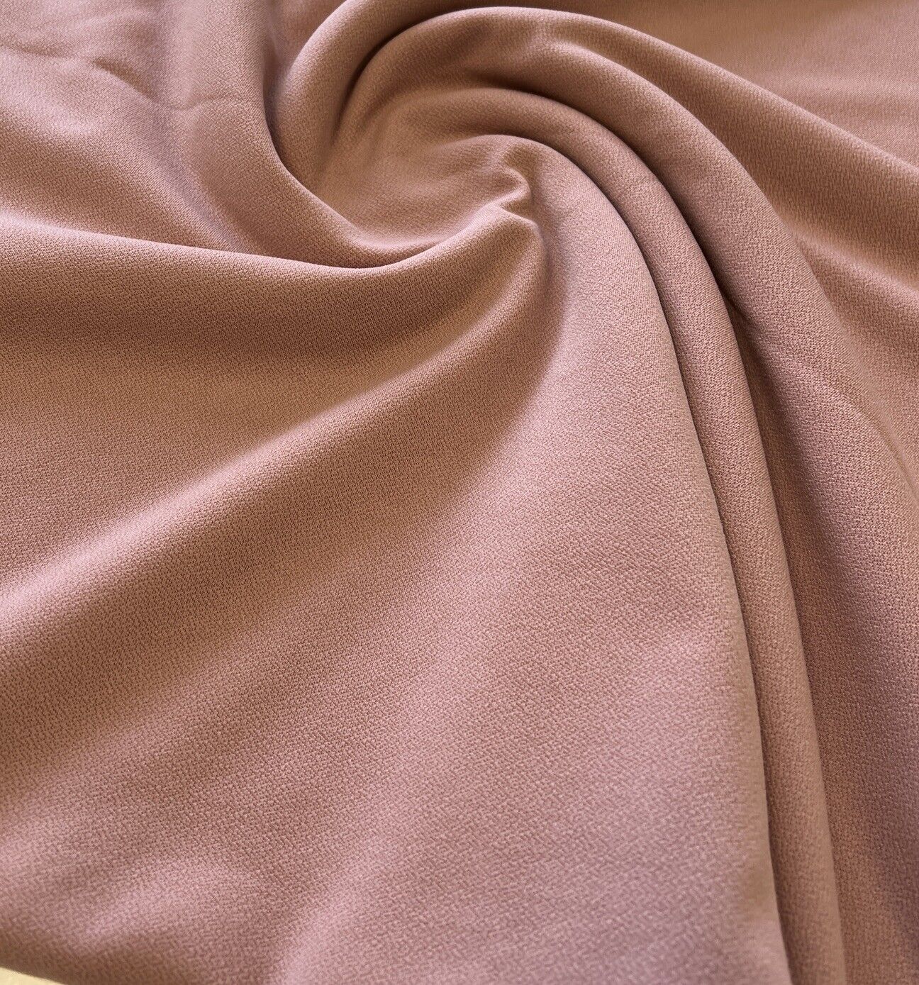 Plain Rose Scuba Crepe Stretch Jersey Fabric 4 Way Stretch - T9 Fabrics