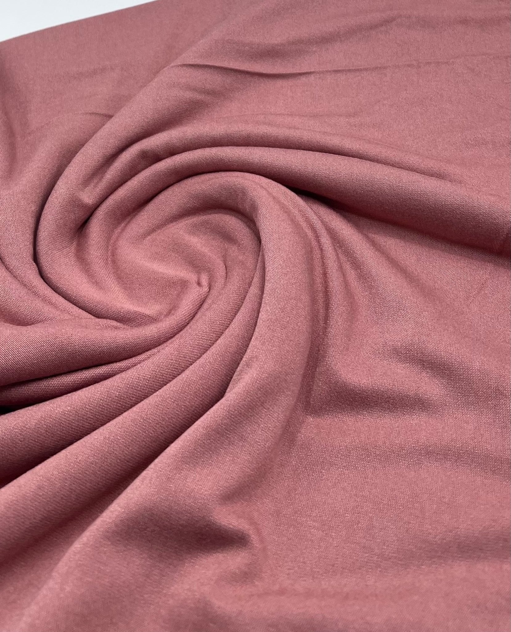 Plain Rose Viscose Elastane Fabric 4 Way Stretch Jersey - T9 Fabrics