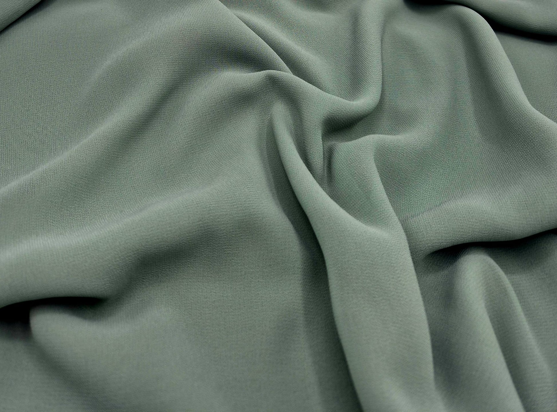 Plain Sage Chiffon Sheer Dress Bridal Fabric - T9 Fabrics