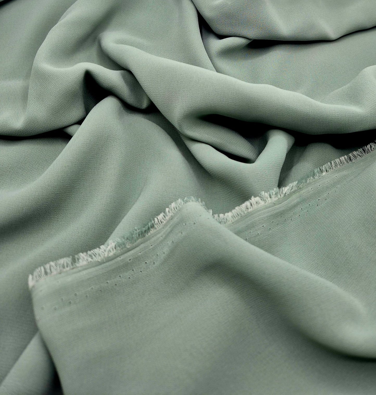 Plain Sage Chiffon Sheer Dress Bridal Fabric - T9 Fabrics