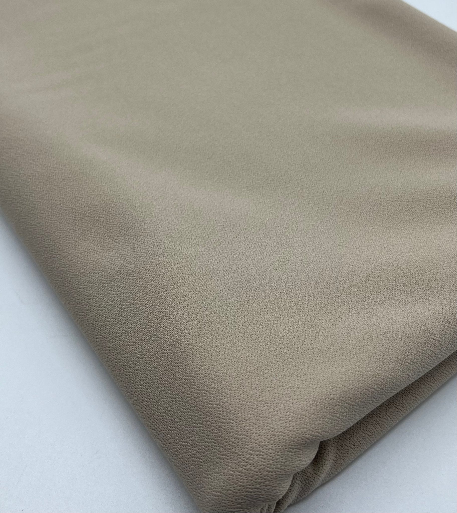 Plain Stone Scuba Crepe Stretch Jersey Fabric 4 Way Stretch - T9 Fabrics