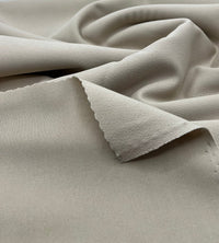 Plain Stone Scuba Crepe Stretch Jersey Fabric 4 Way Stretch - T9 Fabrics