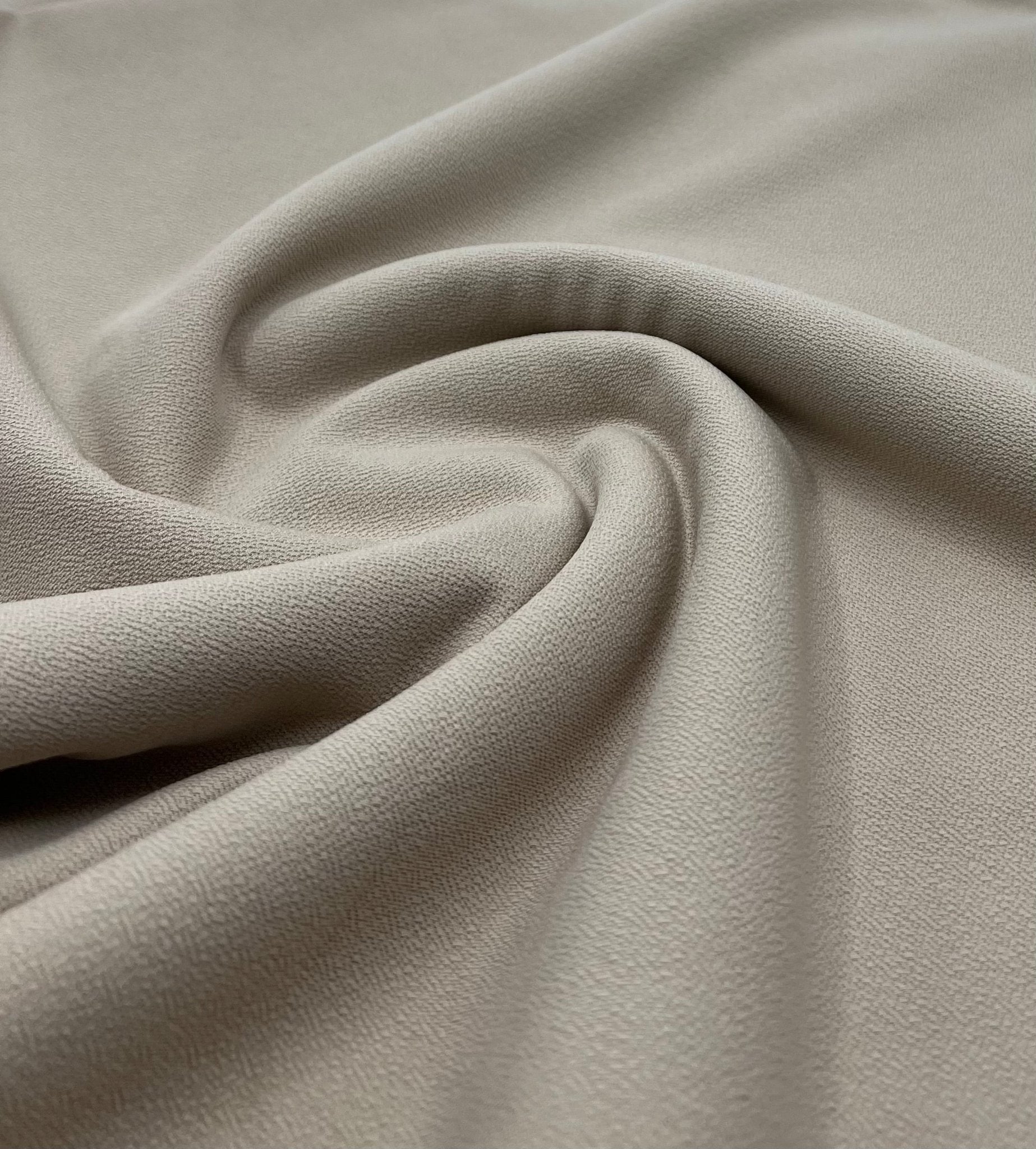 Plain Stone Scuba Crepe Stretch Jersey Fabric 4 Way Stretch - T9 Fabrics