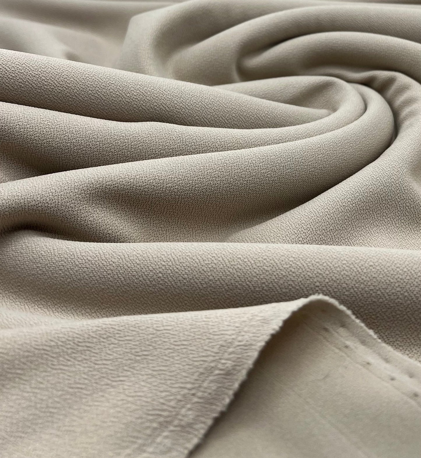 Plain Stone Scuba Crepe Stretch Jersey Fabric 4 Way Stretch - T9 Fabrics
