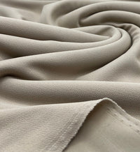 Plain Stone Scuba Crepe Stretch Jersey Fabric 4 Way Stretch - T9 Fabrics