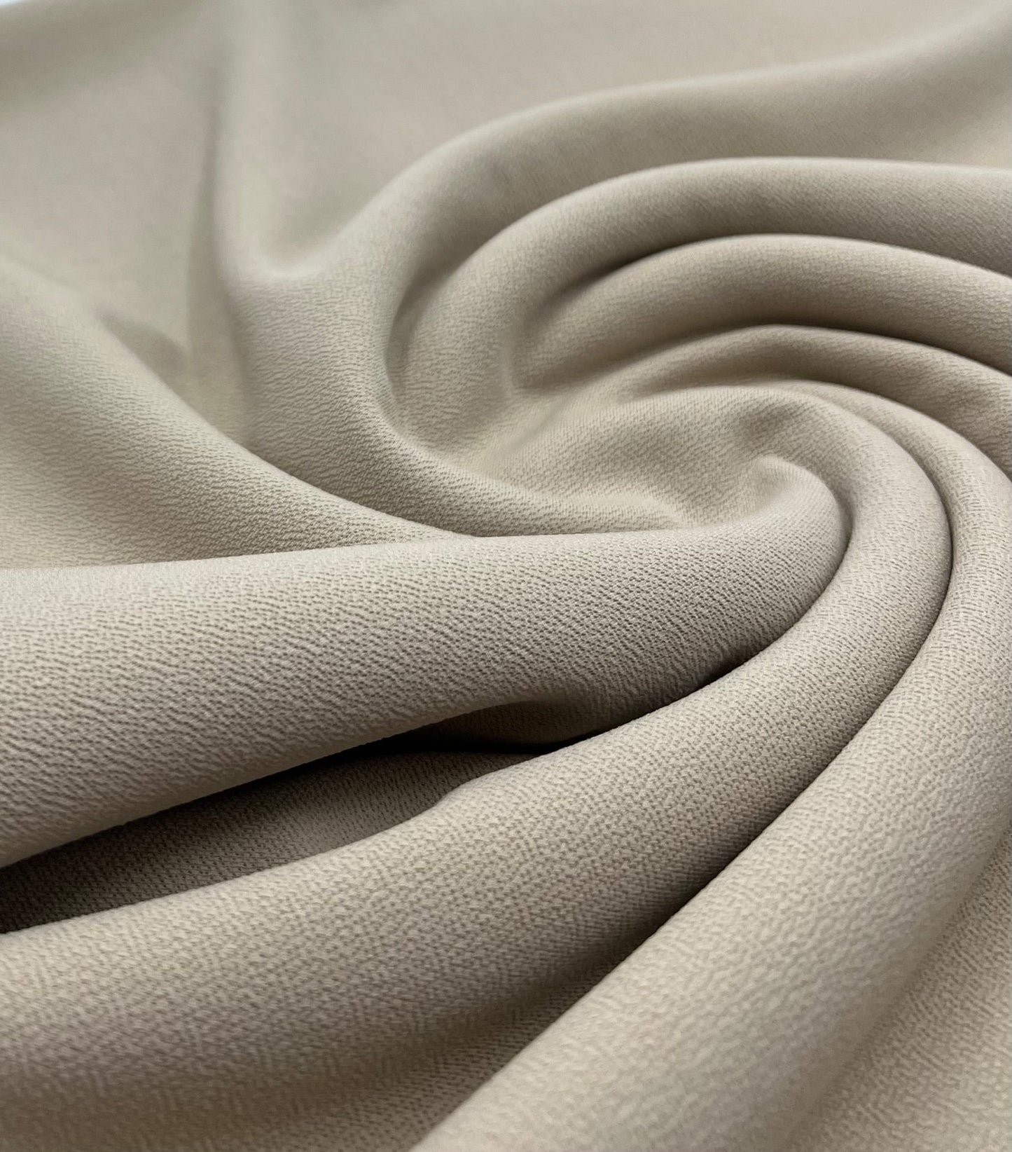 Plain Stone Scuba Crepe Stretch Jersey Fabric 4 Way Stretch - T9 Fabrics