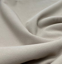 Plain Stone Scuba Crepe Stretch Jersey Fabric 4 Way Stretch - T9 Fabrics