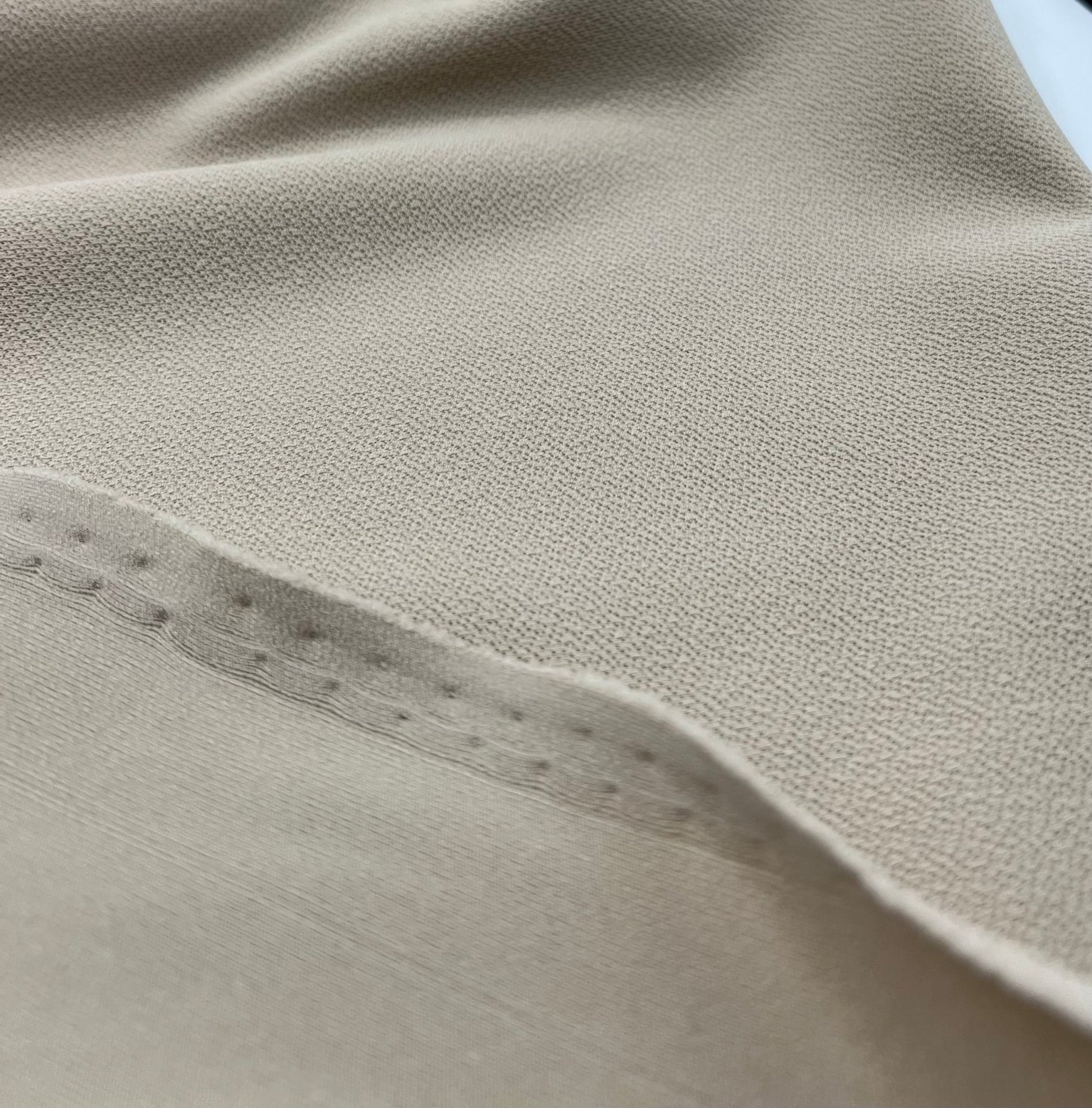Plain Stone Scuba Crepe Stretch Jersey Fabric 4 Way Stretch - T9 Fabrics