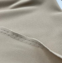 Plain Stone Scuba Crepe Stretch Jersey Fabric 4 Way Stretch - T9 Fabrics