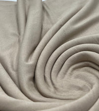 Plain Stone Viscose Elastane Fabric 4 Way Stretch Jersey - T9 Fabrics