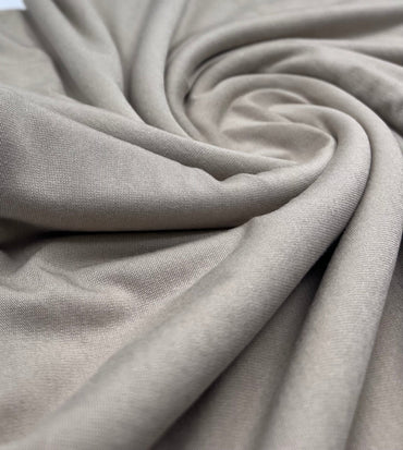 Plain Stone Viscose Elastane Fabric 4 Way Stretch Jersey - T9 Fabrics