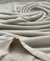 Plain Stone Viscose Elastane Fabric 4 Way Stretch Jersey - T9 Fabrics