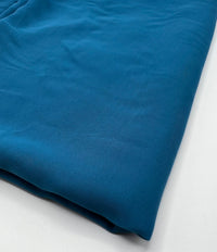 Plain Teal Blue Chiffon Sheer Dress Bridal Fabric - T9 Fabrics