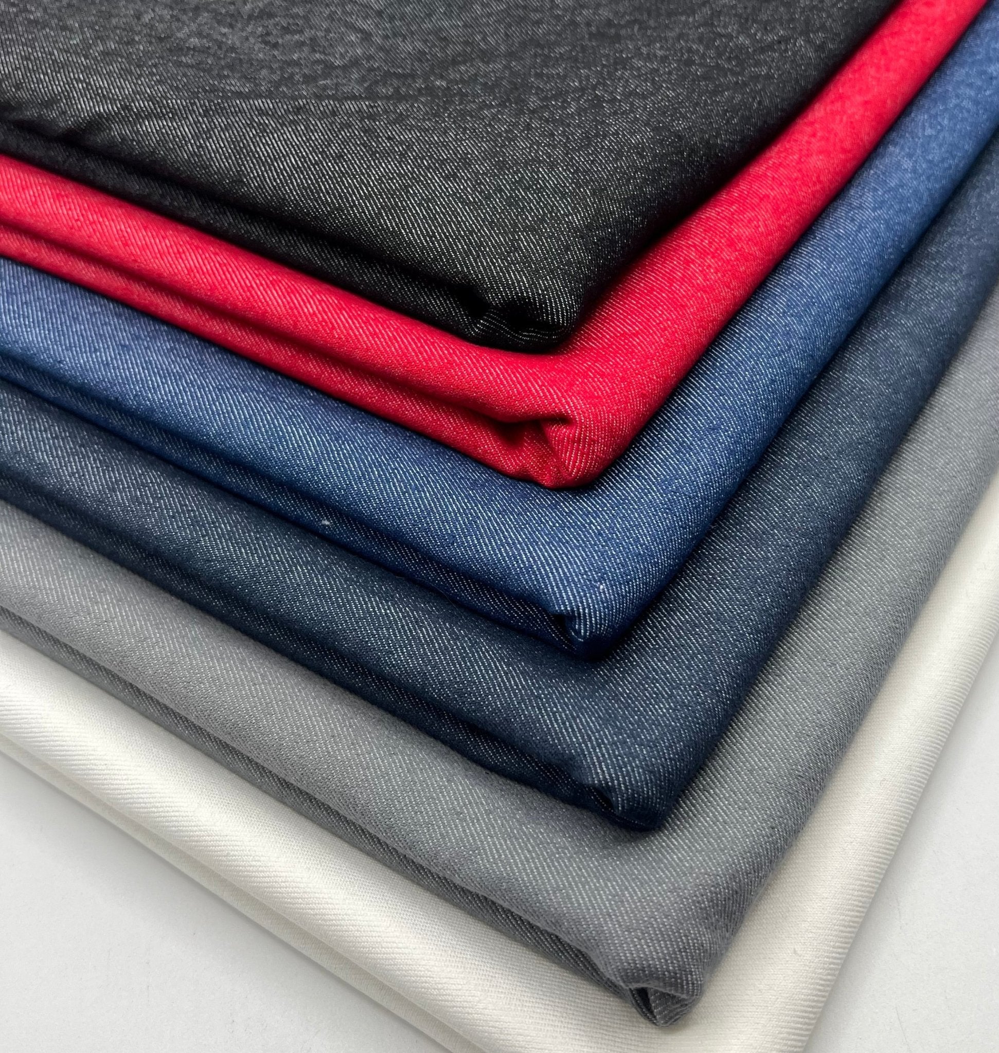 Plain Washed Stretch Denim 280GSM - T9 Fabrics