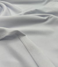 Plain White ITY 4 Way Stretch Fabric - T9 Fabrics