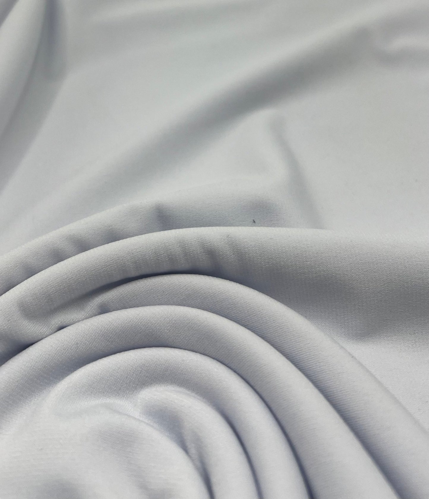 Plain White ITY 4 Way Stretch Fabric - T9 Fabrics