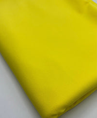 Plain Yellow Scuba Crepe Stretch Jersey Fabric 4 Way Stretch - T9 Fabrics
