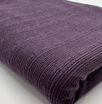 Plum Soft Striped Textured Stretch Fabric - T9 Fabrics
