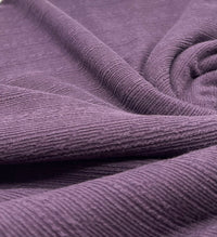 Plum Soft Striped Textured Stretch Fabric - T9 Fabrics
