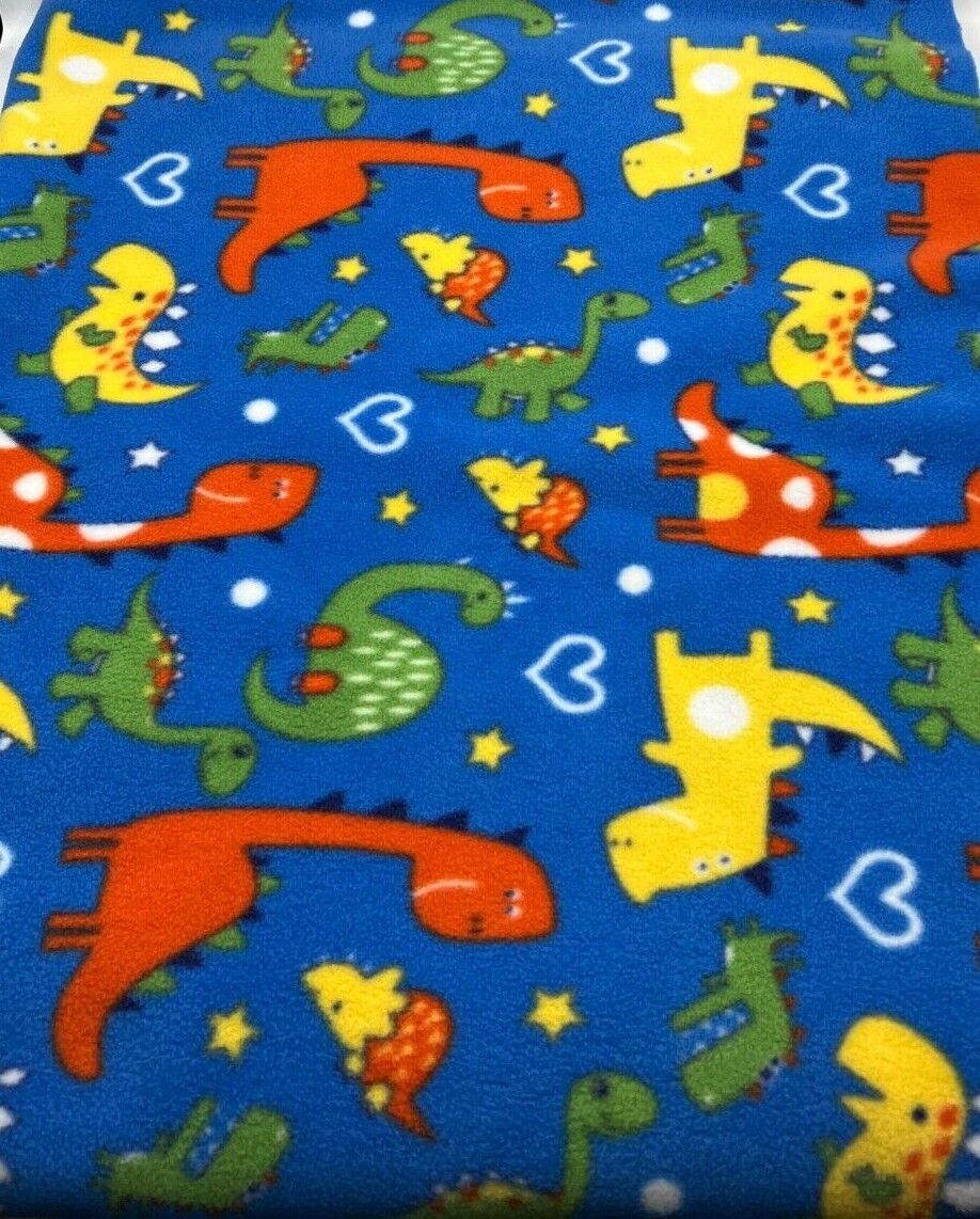 Printed Anti - Pil Polar Fleece Fabric (150cm Wide) Washable Blanket Loungewear - T9 Fabrics