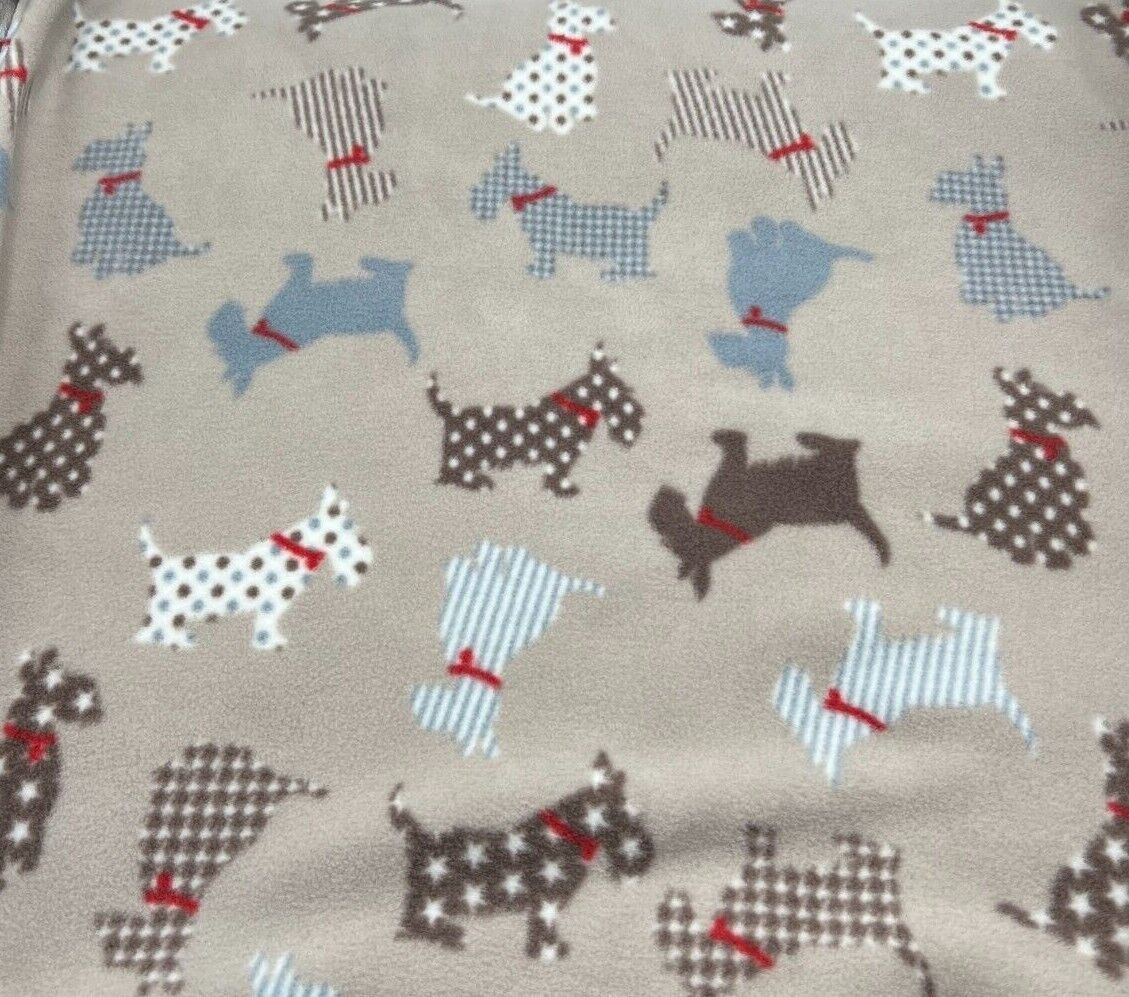 Printed Anti - Pil Polar Fleece Fabric (150cm Wide) Washable Blanket Loungewear - T9 Fabrics