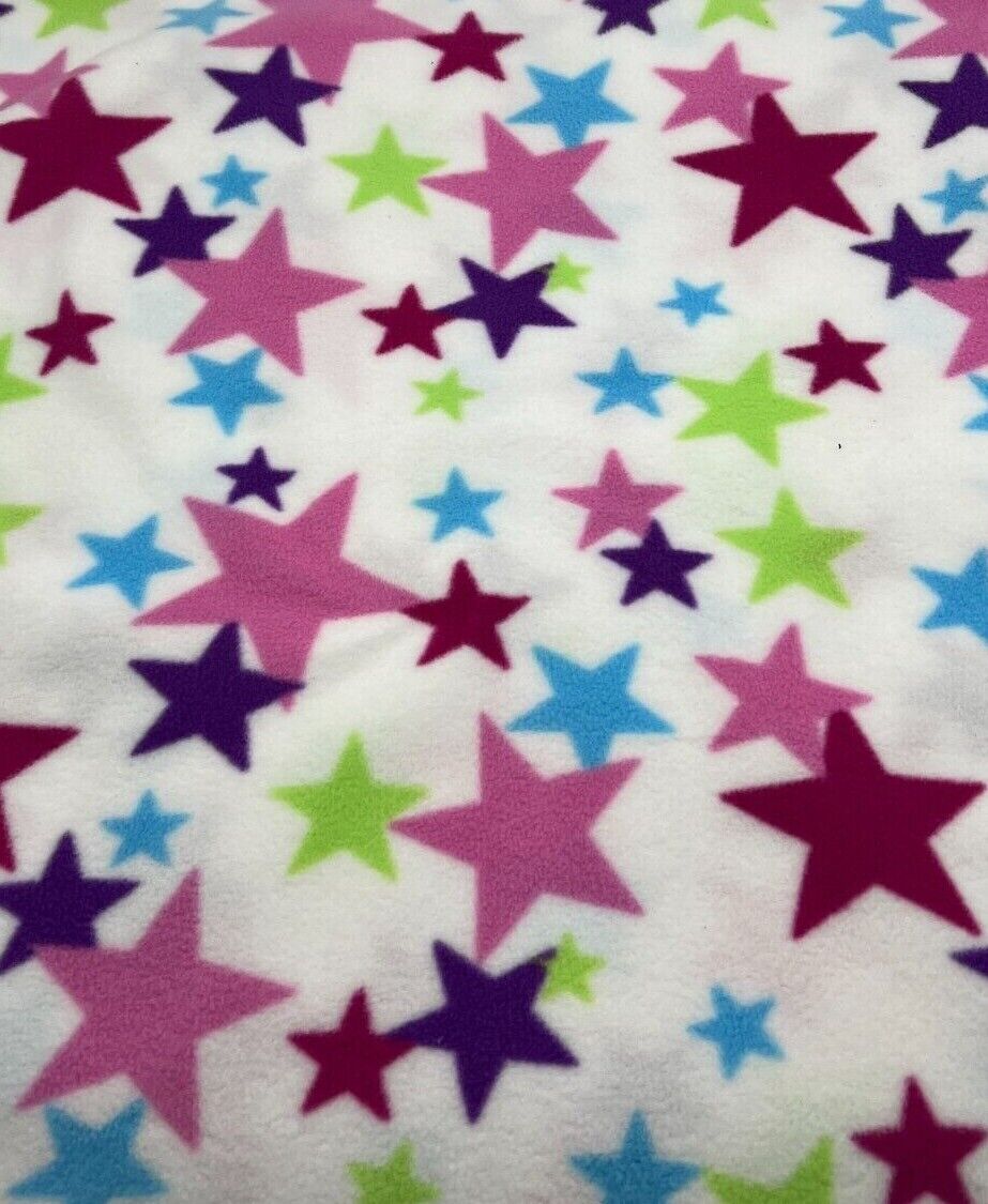 Printed Anti - Pil Polar Fleece Fabric (150cm Wide) Washable Blanket Loungewear - T9 Fabrics