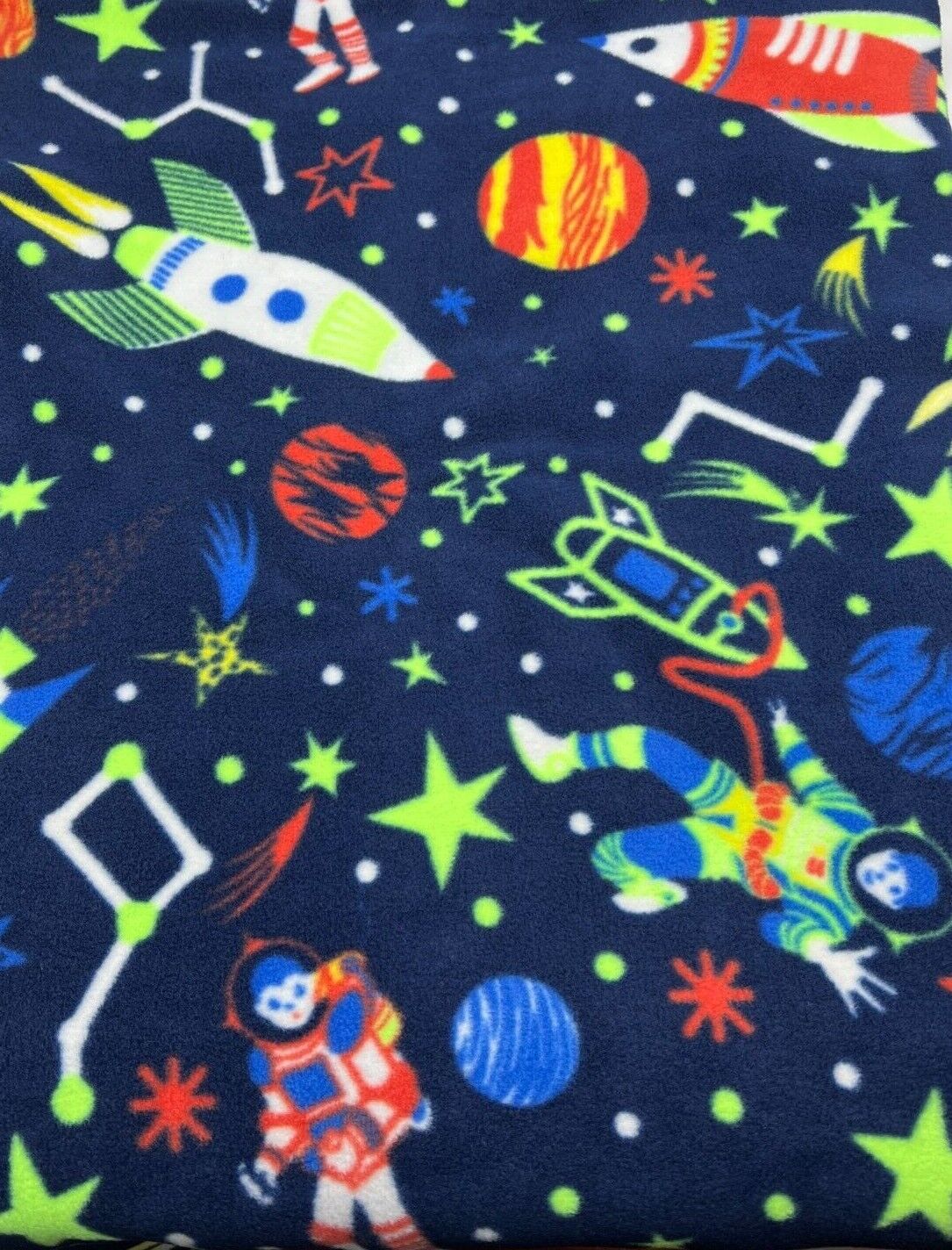 Printed Anti - Pil Polar Fleece Fabric (150cm Wide) Washable Blanket Loungewear - T9 Fabrics