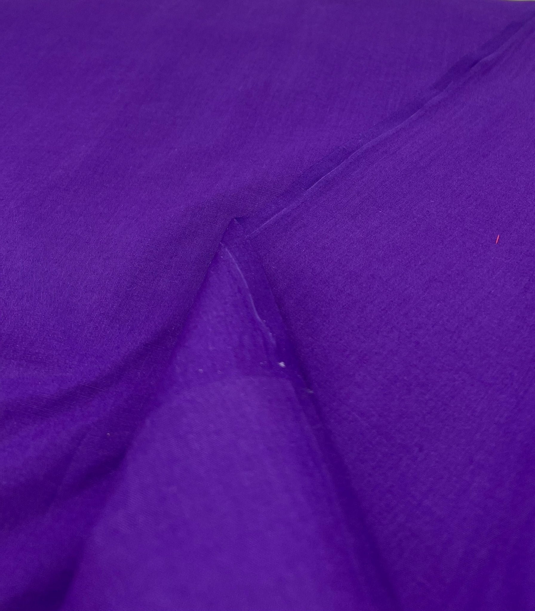 Purple Plain Poly Cotton 105 GSM 80/20 44 Inch Non Stretch - T9 Fabrics