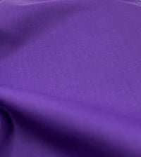 Purple Plain Poly Cotton 105 GSM 80/20 44 Inch Non Stretch - T9 Fabrics