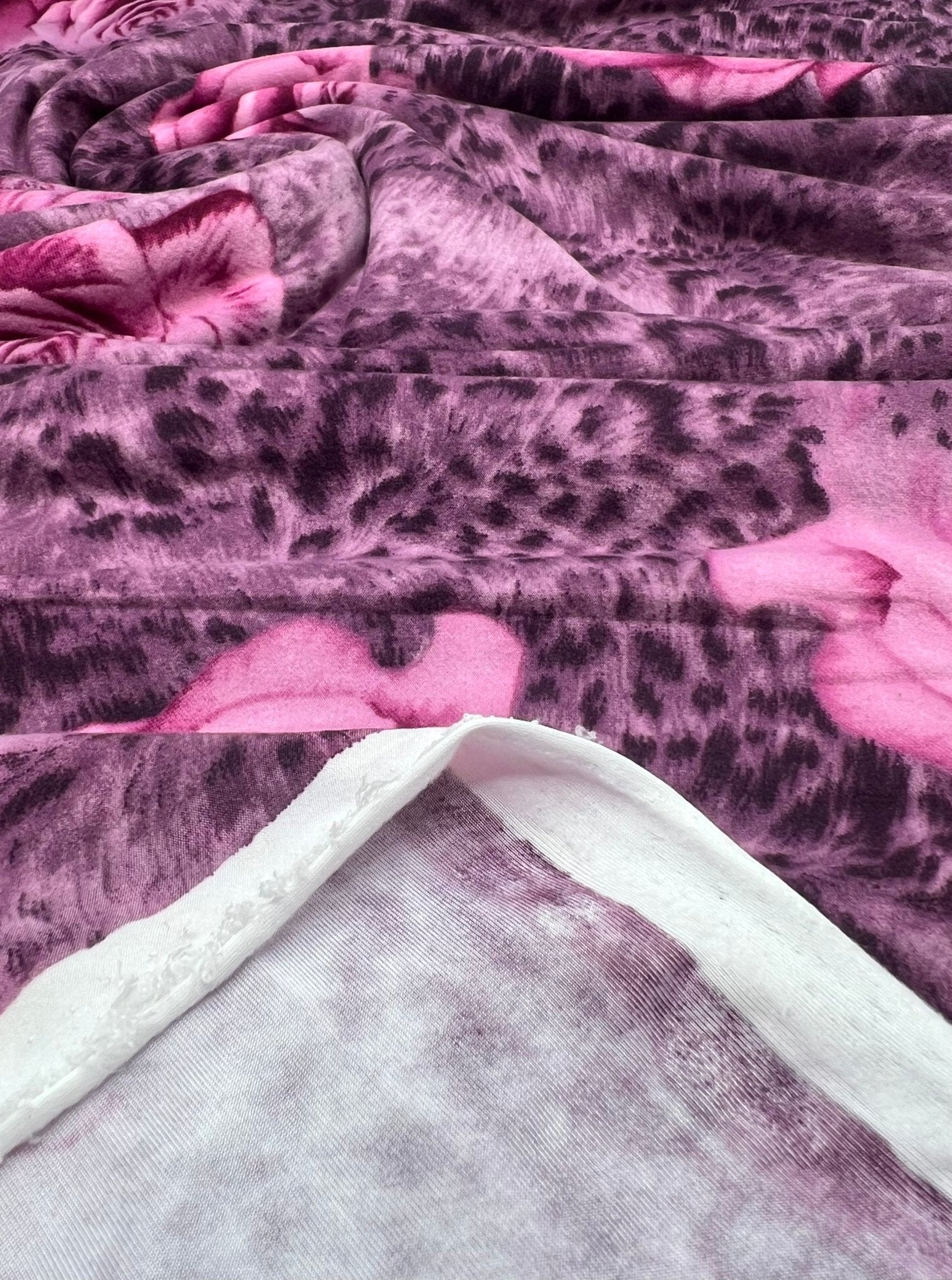 Purple Rose Super Soft Soft Touch 4 Way Stretch Fabric - T9 Fabrics