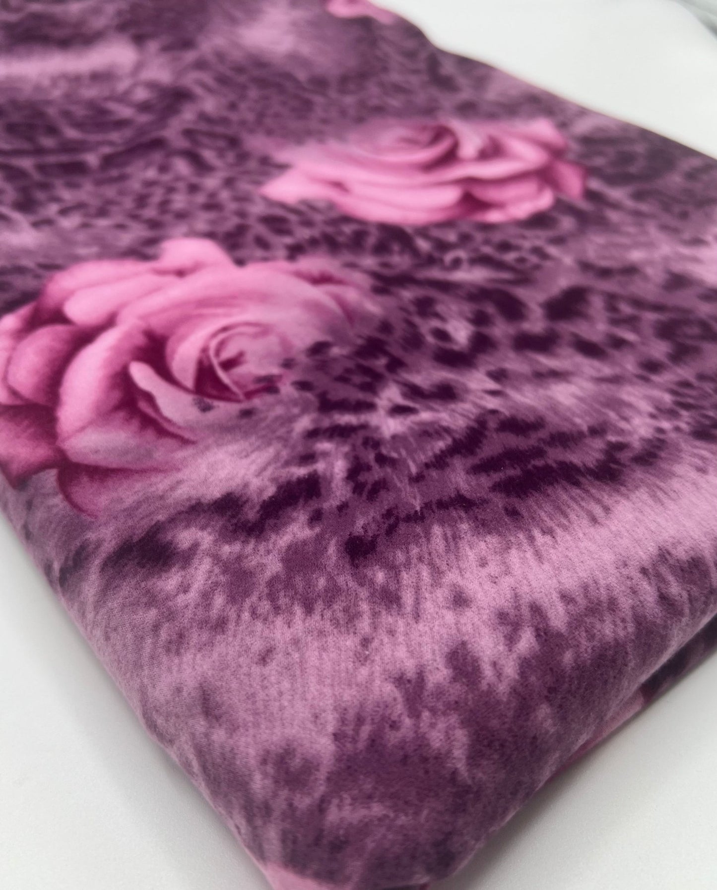 Purple Rose Super Soft Soft Touch 4 Way Stretch Fabric - T9 Fabrics