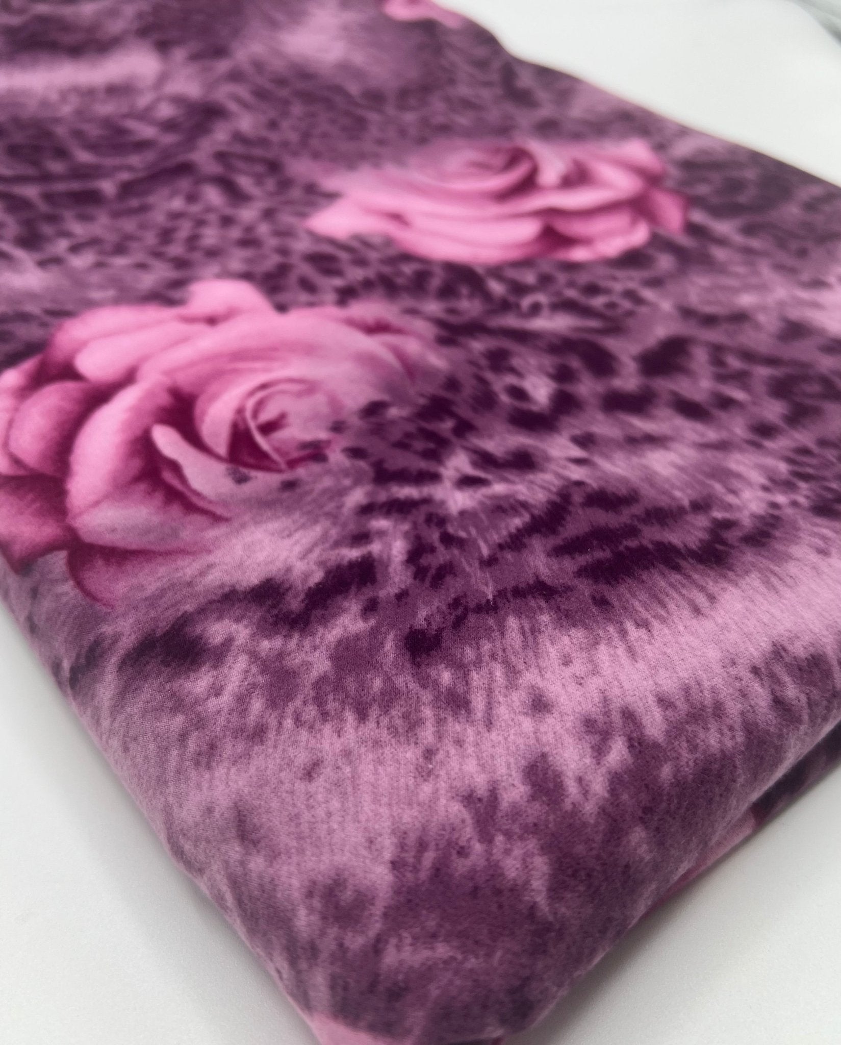 Purple Rose Super Soft Soft Touch 4 Way Stretch Fabric - T9 Fabrics