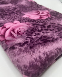 Purple Rose Super Soft Soft Touch 4 Way Stretch Fabric - T9 Fabrics