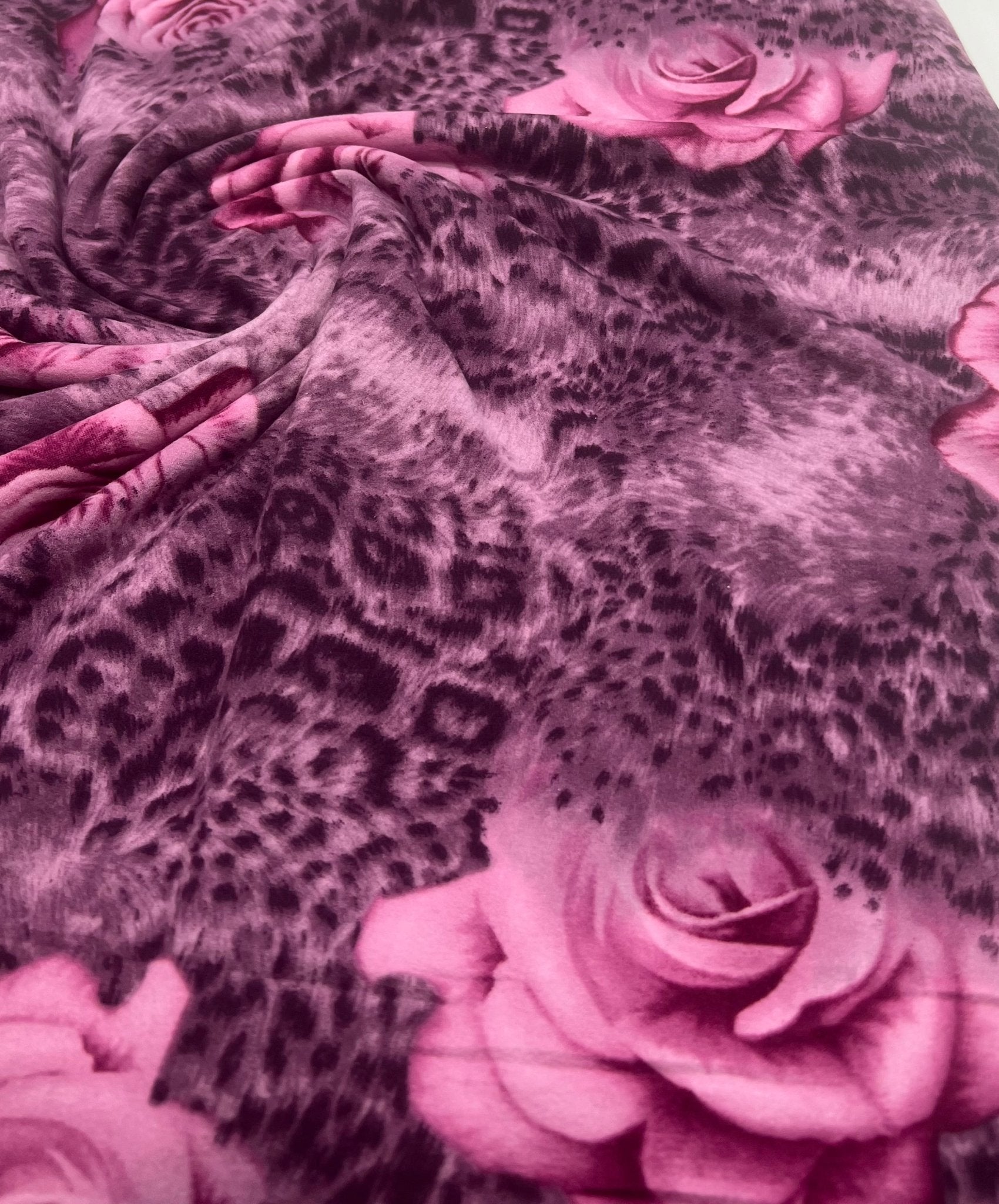 Purple Rose Super Soft Soft Touch 4 Way Stretch Fabric - T9 Fabrics