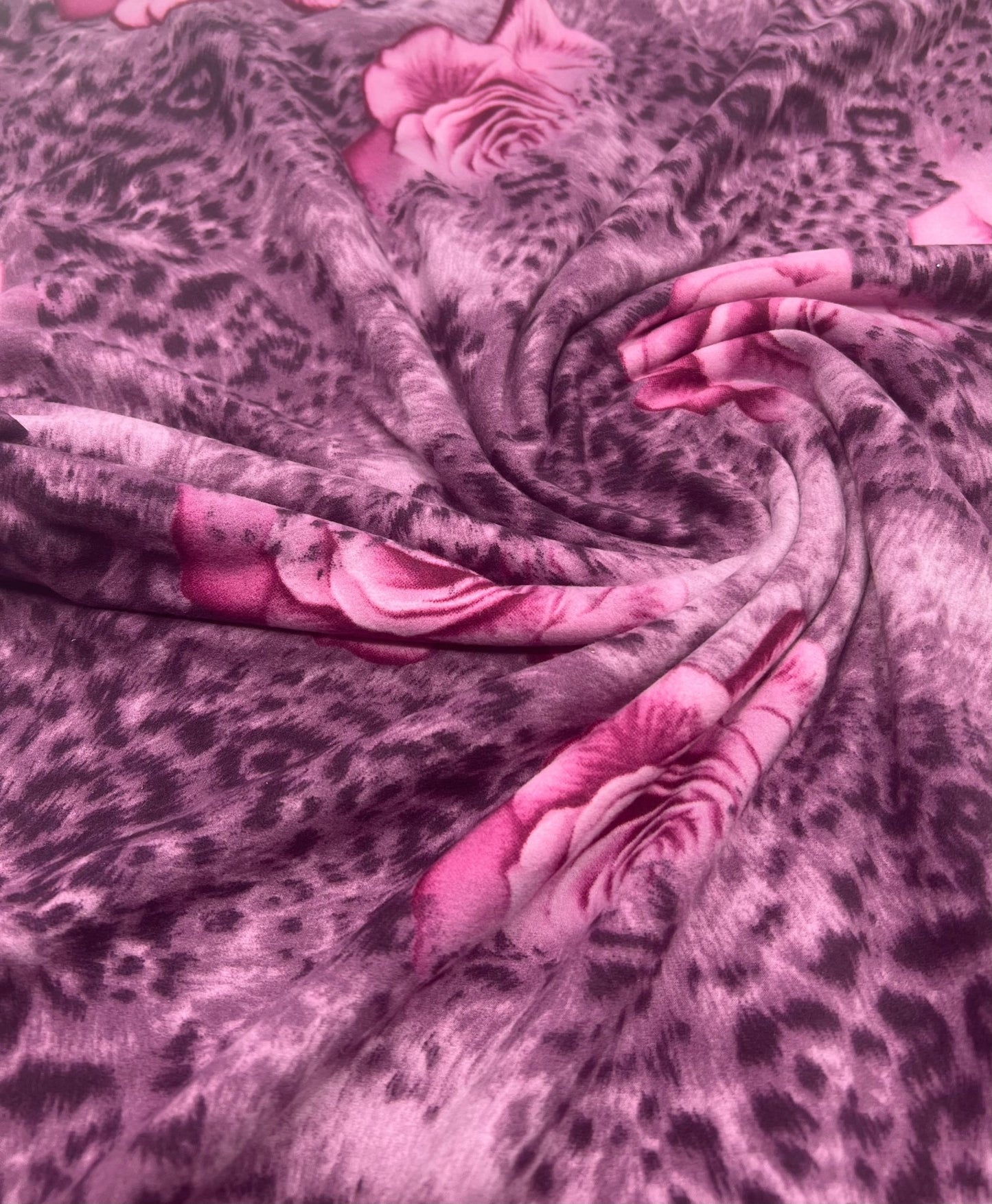 Purple Rose Super Soft Soft Touch 4 Way Stretch Fabric - T9 Fabrics
