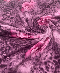Purple Rose Super Soft Soft Touch 4 Way Stretch Fabric - T9 Fabrics