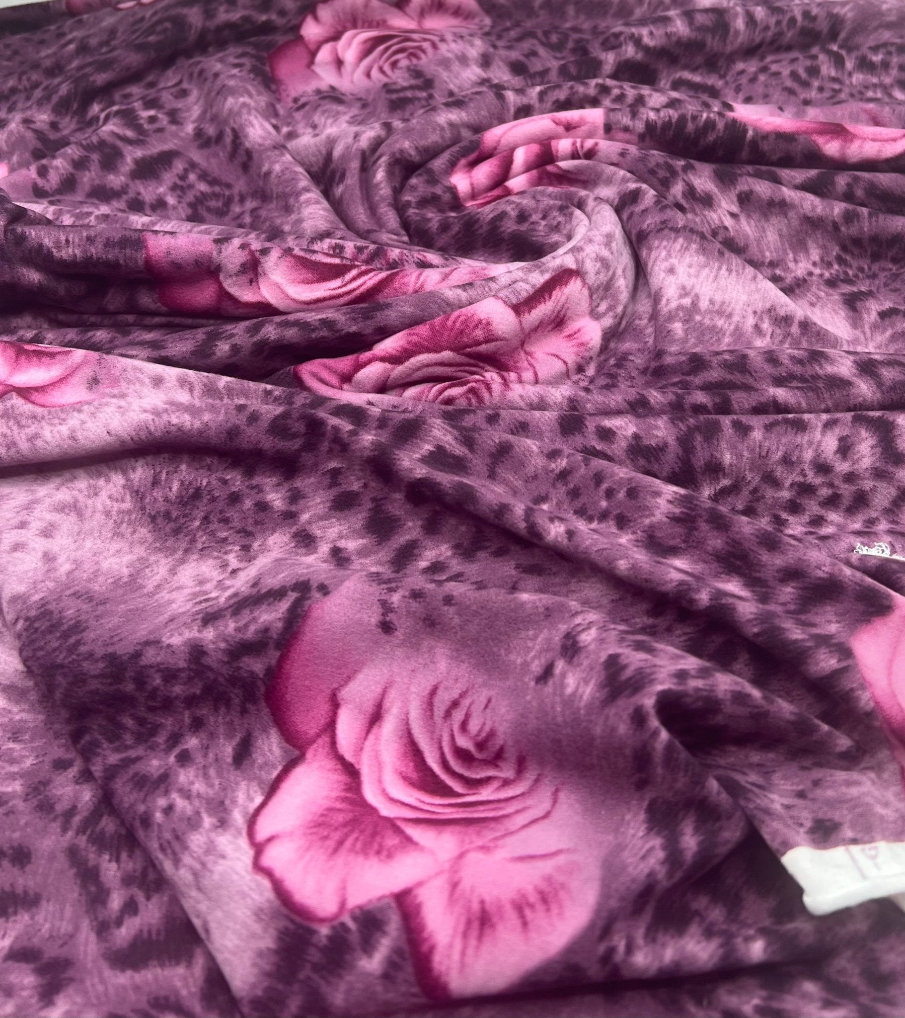 Purple Rose Super Soft Soft Touch 4 Way Stretch Fabric - T9 Fabrics